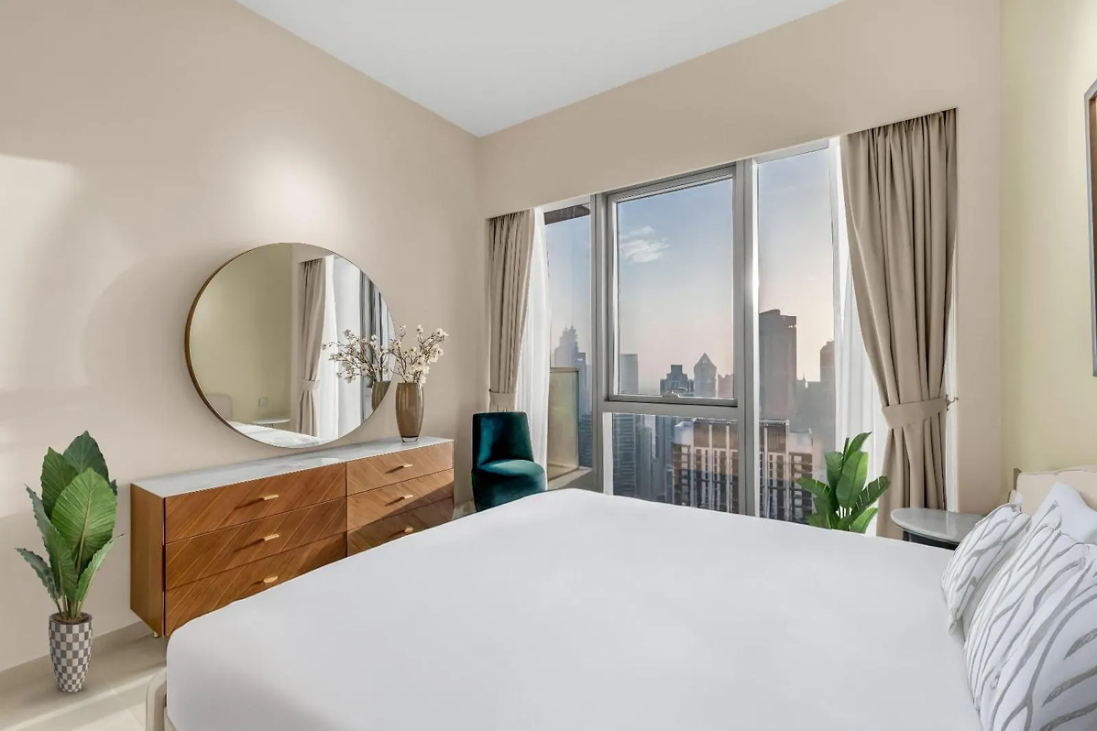 Skyline View, Stay High Rise Luxury Next To Burj Dubaj Apartmán