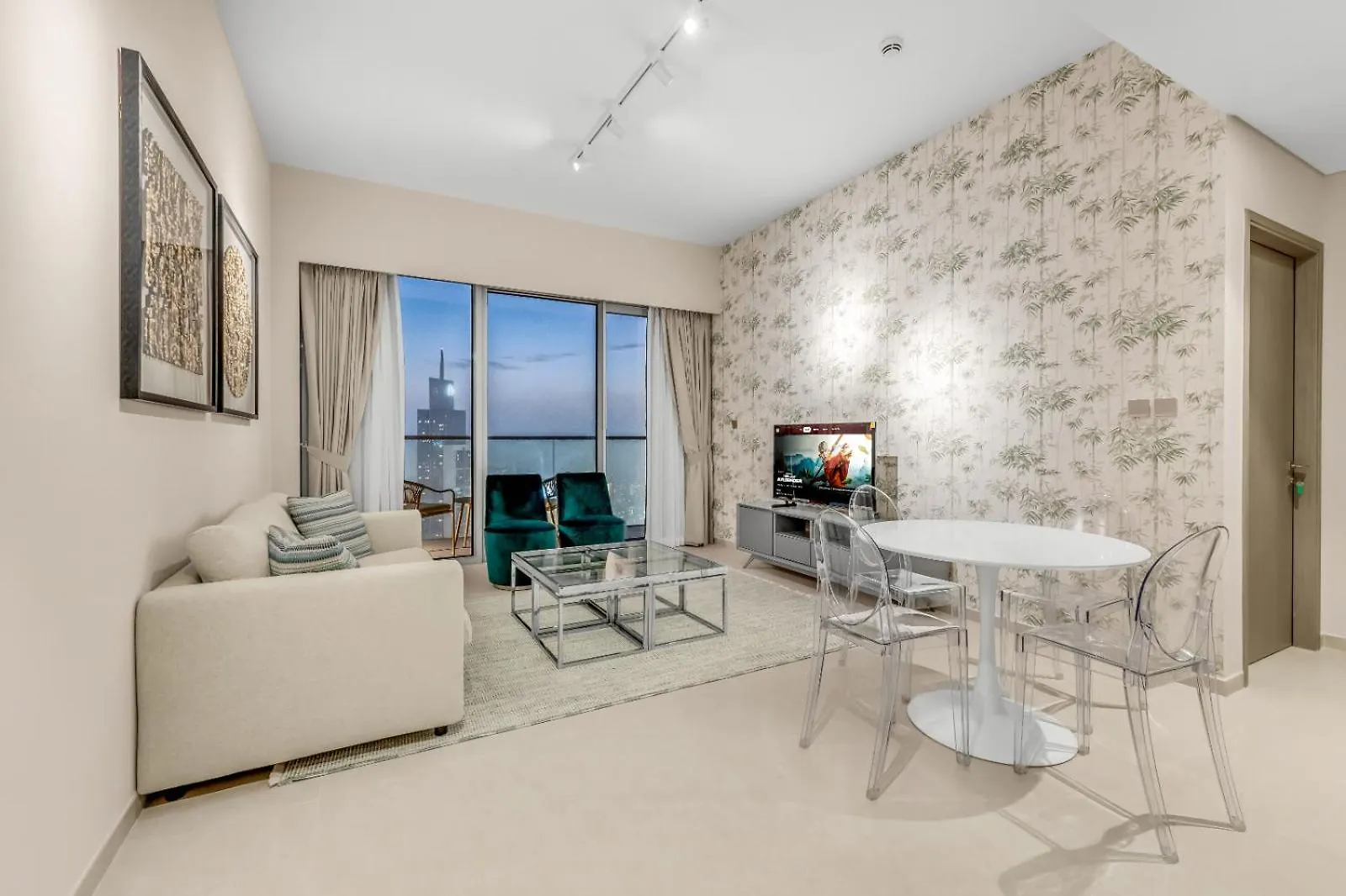 Apartmán Skyline View, Stay High Rise Luxury Next To Burj Dubaj Spojené arabské emiráty